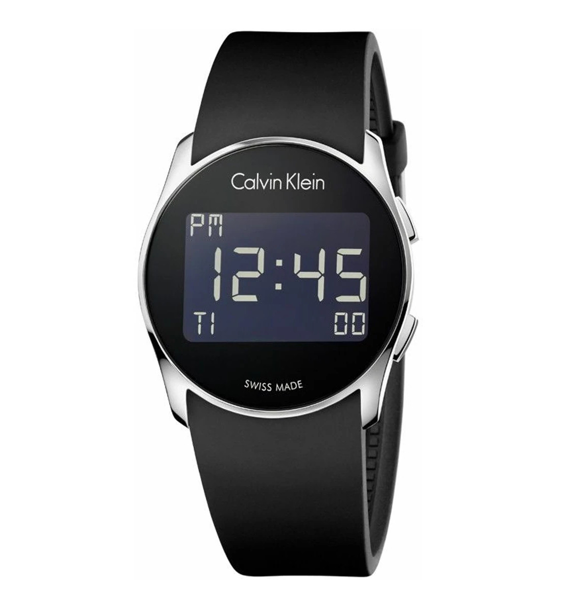 Calvin Klein Men's Digital Quartz Watch with Rubber Strap K5B23TD1