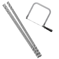 Metal Cutting Scroll Saw Blades, 12 Pcs Pinless Spiral Teeth, 5 #8, Silver