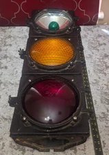 Vintage Marbelite Traffic Light Signal Lights TE-19408 for Parts Repair Donor