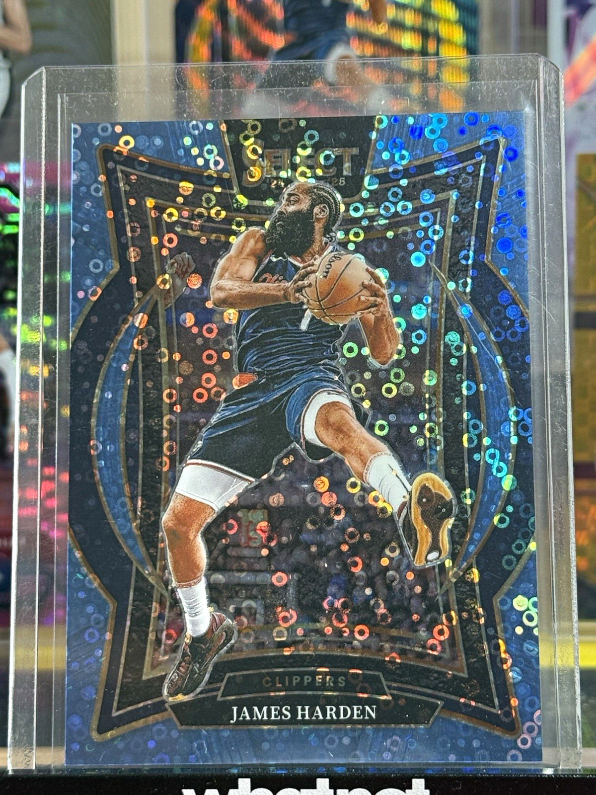 Panini Select James Harden #57 Concourse Light Blue Disco Prizm /99