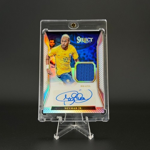 Neymar Jr. [White] #JA-N 2016 Panini Select Jersey Autographs card