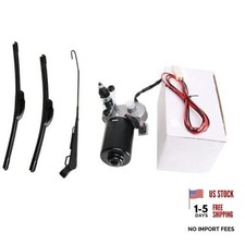 Universal 12V Motor Electric UTV Windshield Wiper Kit Compatible with Polaris