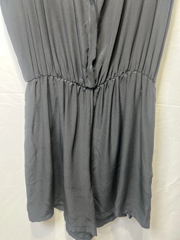 Mameluco Katrina Grimaldi Negro Manga Corta L 100% Seda Encaje Espalda y Mangas Nuevo con Etiquetas Foto 2 de 4