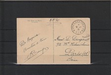 B242) Karte n. Paris Stempel