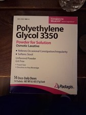 Padagis Polyethylene Glycol 3350 Powder Osmotic Laxative 14 packets