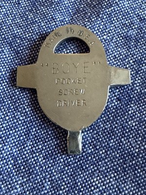Vintage Boye Pocket Screwdriver Made in USA