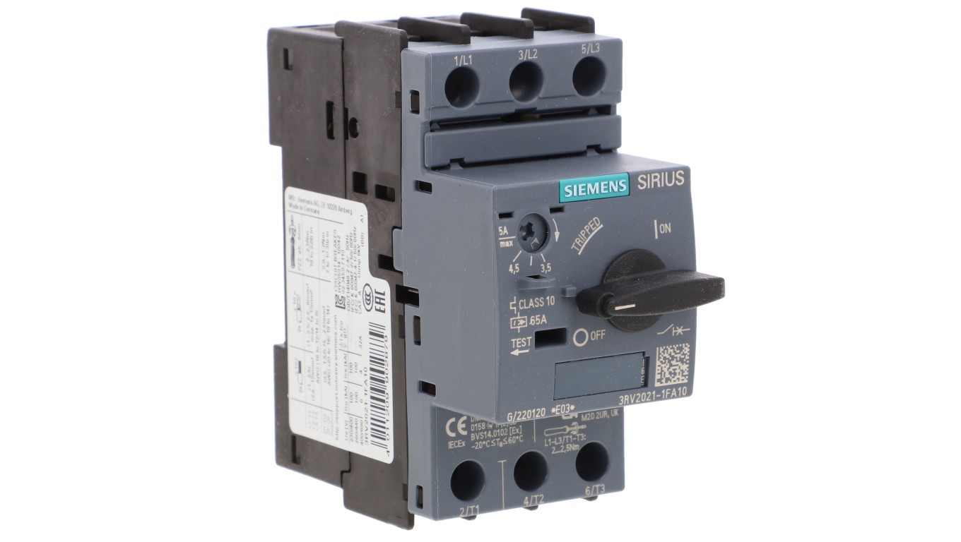 ENGINE CIRCUIT BREAKER SZ S0 CLASS 10 SIRIUS 3RV 3RV2021-1FA10