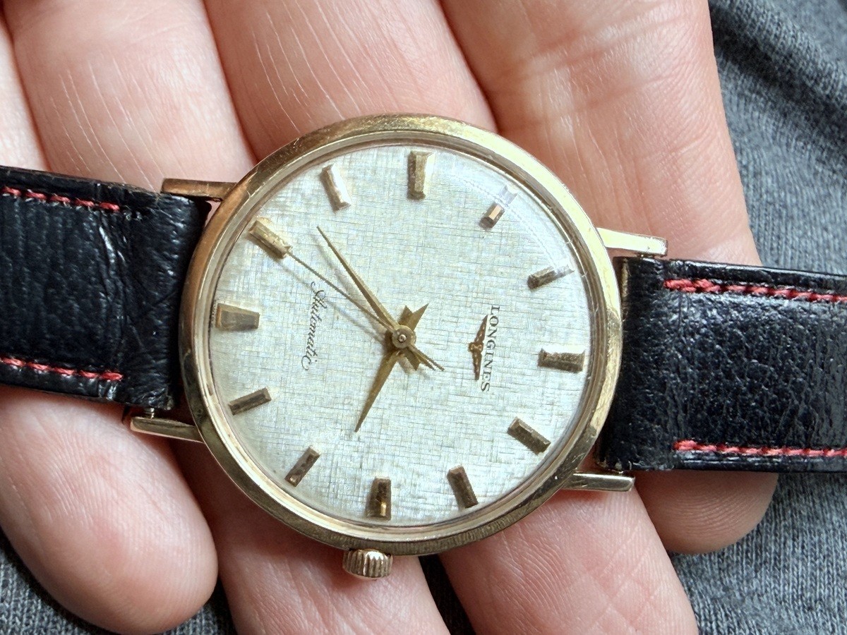 Longines Automatic 14K Solid Heavy 35mm Case Orig… - image 12