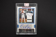 Eury Perez 2022 Three And Two Prospects Patch Autograph Red /3 #PJA-EP Sealed