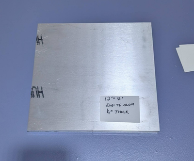 #ad 1 Pack Piece 1 4quot; .25quot; Aluminum Sheet Plate 12quot; x 12quot; 6061 T6 FREE SHIPPING $30.95