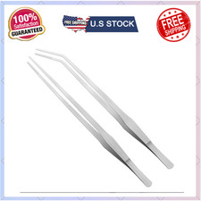 2 Pack 15 Inches Long Tweezers Aquascaping Tools Feeding Tongs For Aquarium New