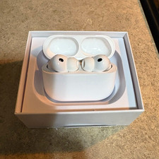 Apple AirPods Pro 3 White Bluetooth Wireless In-Ear Earbuds w/ ANC Case Box