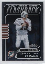 2020 Panini Absolute Fantasy Flashback Dan Marino #DM HOF 2k3