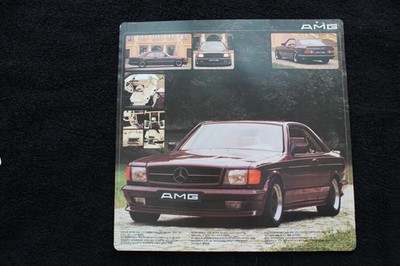 PROSPEKT brochure (GM) AMG Mercedes 500 SEC W126 C Technik technical data