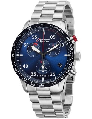 Zeppelin 7298M-3-Set Eurofighter Typhoon Quarz Herrenuhr 43mm 10ATM