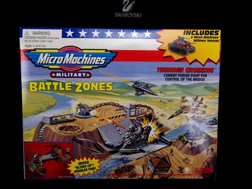 Micromachines Military Battle Zones Thunder Crossing- New Sealed Box L2439
