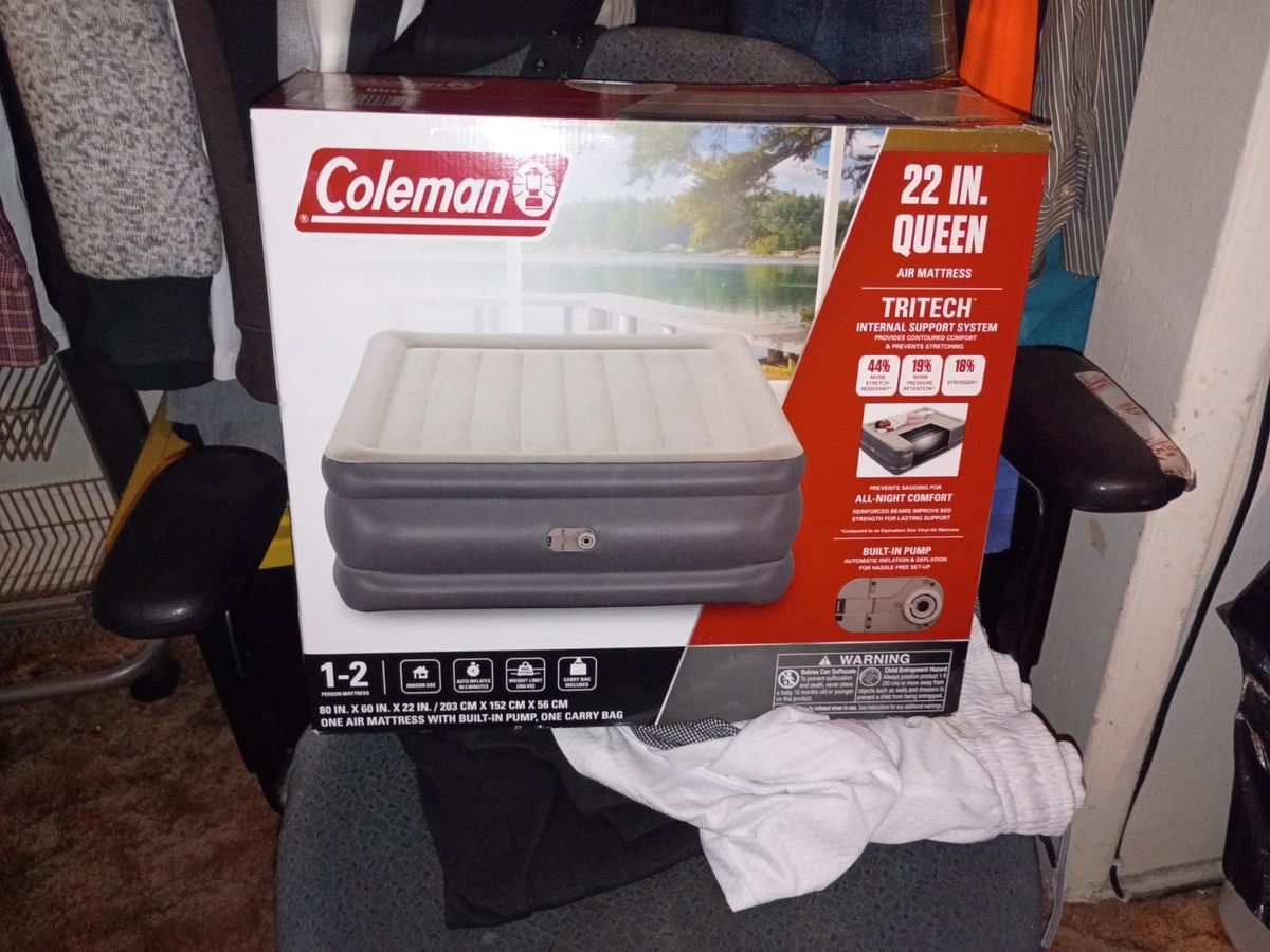 INTEX lit gonflable Queen Comfort, Twin Size 99 x 46 x 191 cm avec pompe intégrée | OTTO'S