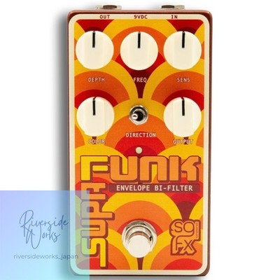 SolidGoldFX Supa Funk Envelope Bi-Filter Guitar Effect Pedal Used