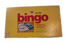 Vintage 1974 Whitman 20 Card BINGO Set - Pre-Owned A 