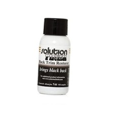 - Black Plastic Vinyl Trim Restorer - Use for Car and Truck Detailing, No