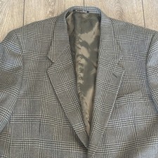 Valentino Uomo Blazer Men's 46R Houndstooth Wool Saks Fifth Avenue Made In Italy