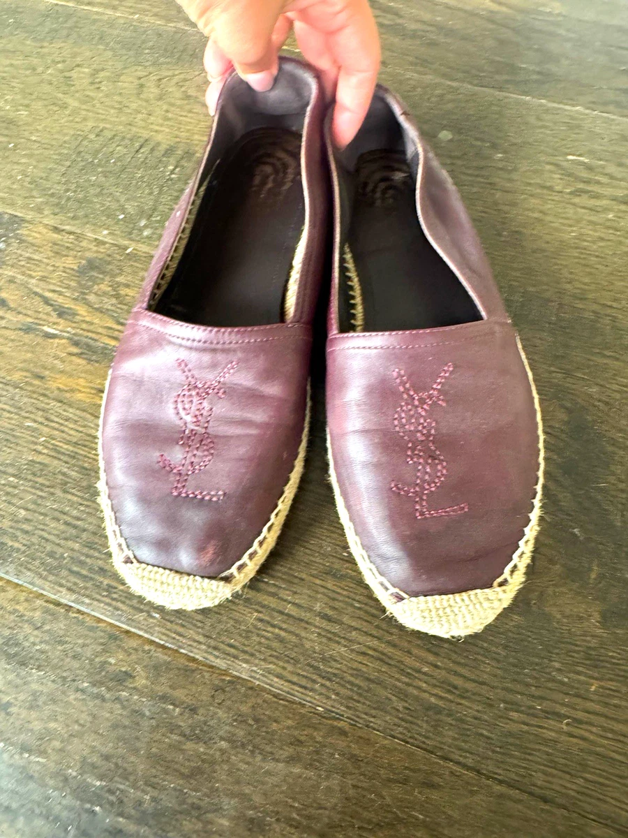 25+ Saint Laurent Leather Flats & Oxfords for Women for sale