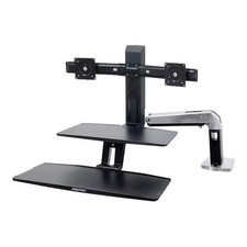 Sit/Stand Desk Ergotron WorkFit-A with Suspended Keyboard - Complete