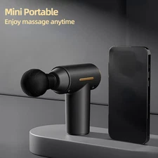 Portable Mini Muscle Massage Gun Vibration Massage Gun Body Neck Back Pain Gout 