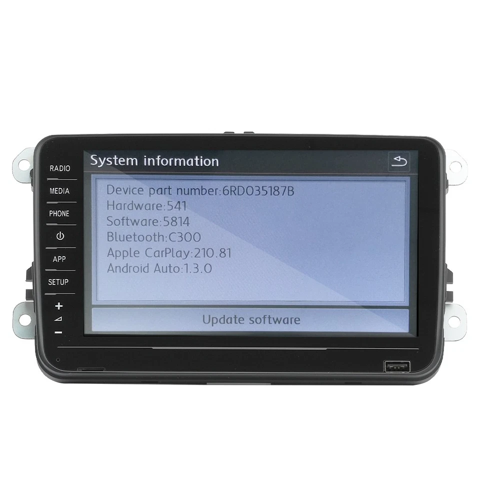 8" Android Autoradio Carplay RCD330 RCD880 PRO  Autoradio Für VW Golf CC Tiguan - Bild 3 von 4