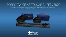 TIDI Posey Twice-As-Tough Locking Cuffs Buckle Closure (1 Pair) 2789Q