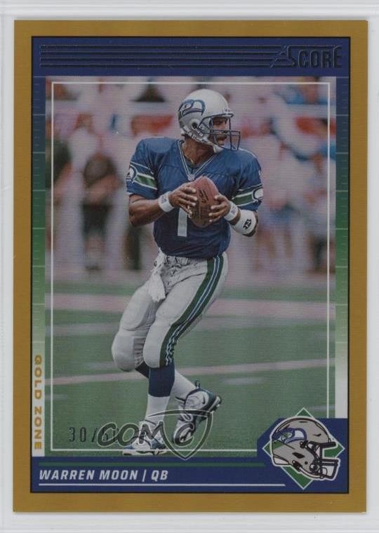 2024 Score Gold Zone /50 Warren Moon #295 HOF 1u5y