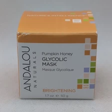 Andalou Naturals Pumpkin Honey Glycolic Brightening Mask 1.7 oz 