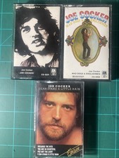 Joe Cocker Cassette Tape Lot Mad Dogs  Englishmen I can Stand A Little Rain
