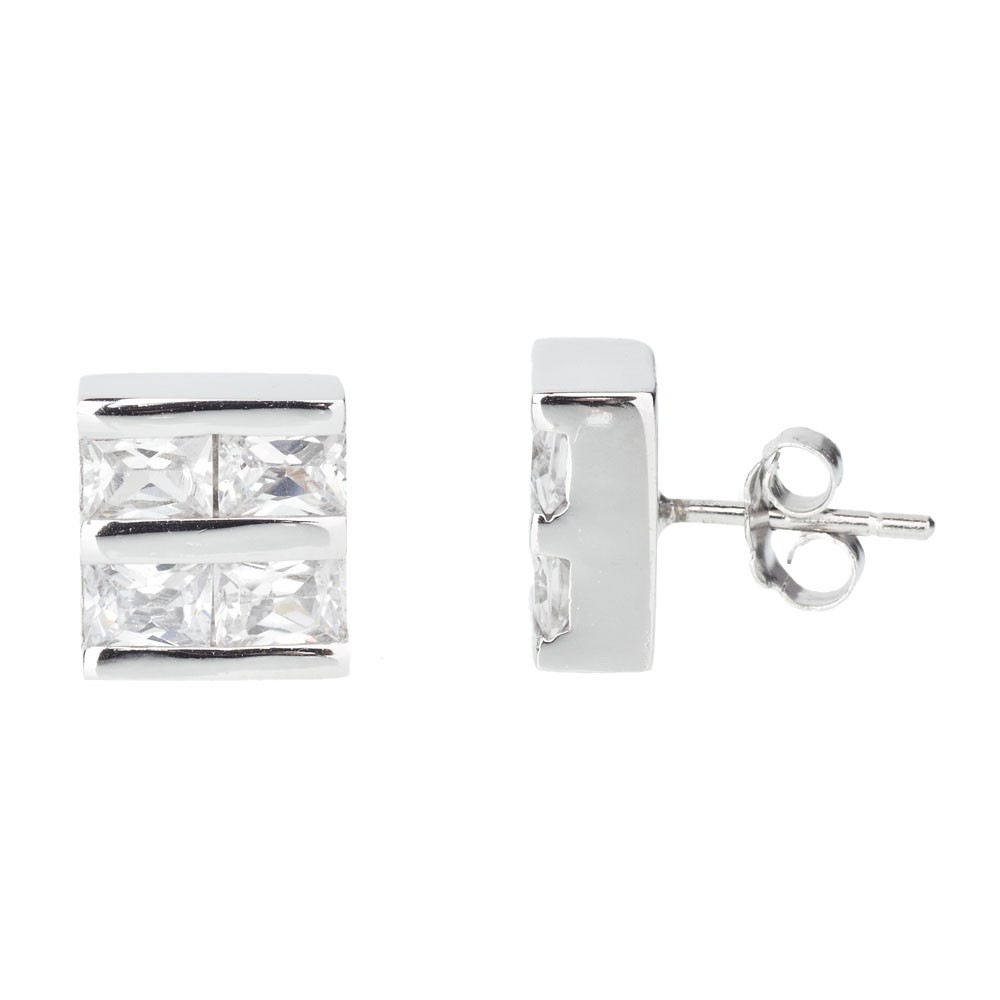 Silber Ohrstecker   925  -  10