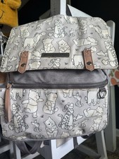 Petunia Pickle Bottom Disney Winnie the Pooh Gray Medium Bkpk wi pad Diaper Bag