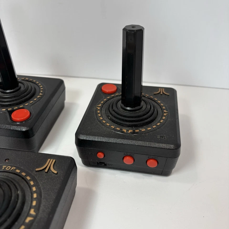 (3) ATARI ARC360 P1 & P2 Flashback Joystick Wireless Controller For Atari 2600 - Image 2 of 4