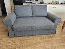 IKEA Backsälen 2-Seater Sofa Bed / Pull Out Couch – Charcoal Grey Fabric
