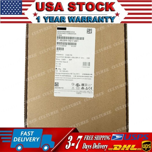 Nuovo Siemens 6SL3210-1KE17-5AF1 6SL3 210-1KE17-5AF1 G120C POTENZA NOMINALE 3,0KW - Foto 1 di 9