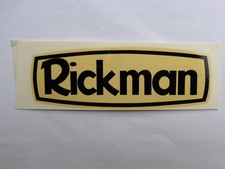 Rickman Metisse Schriftzug Wasserabziehbild Abziehbild, 124x39mm, schwarz 12761R