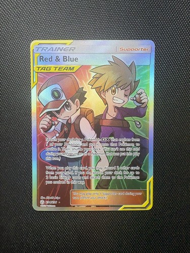 Red & Blue (Full Art) 234/236 Sm-Cosmic Eclipse Holo LP/MP