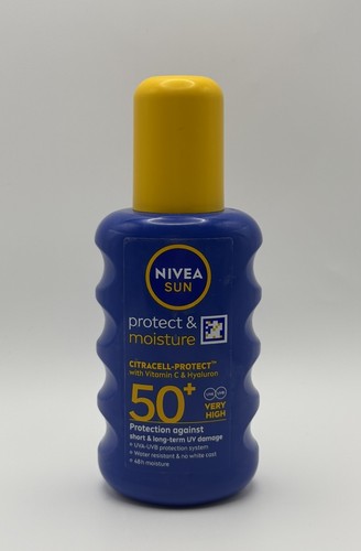 NIVEA Sun Protect & Moisture SPF50+ Spray 200ml Very High UVA UVB