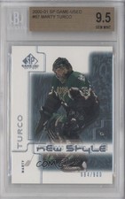 2000 SP Game Used Edition New Style 684/900 Marty Turco #67 BGS 9.5 GEM MINT 9bp