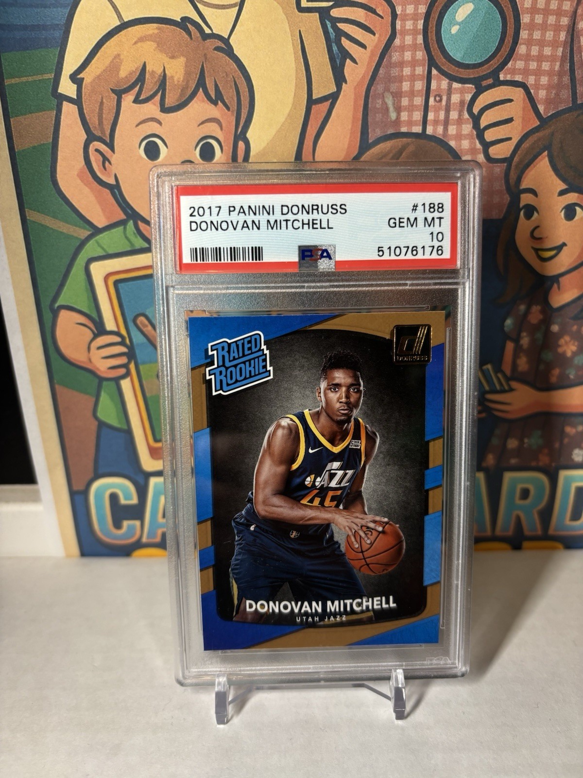 2017-18 Panini Donruss - Rated Rookies Donovan Mitchell #188 (RC)