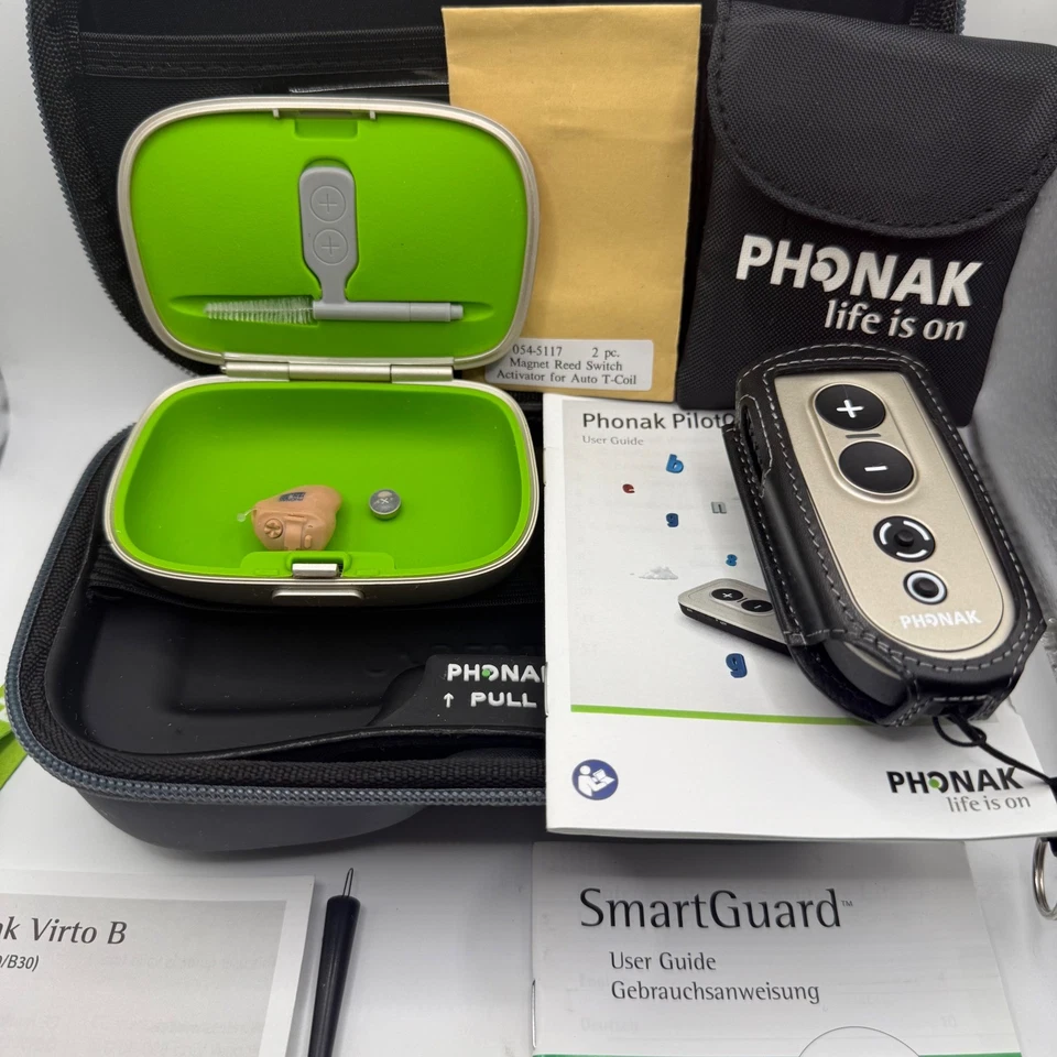 Audífono Phonak Virto B90 con estuche probado y funcionando SOLO OÍDO IZQUIERDO Foto 3 de 4
