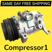 AC Compressor 2001-2013 Tahoe Suburban Yukon Silverado Sierra 1500 W/OUT REAR AC