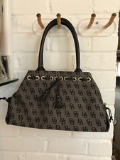 Dooney  Bourke black canvas purse authentic