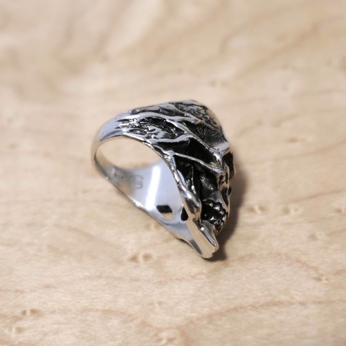 Biker Totenkopf Ring Silber 925 | Sterling Goth Skull Ring | Gothic Schädel Ring - Picture 8 of 10
