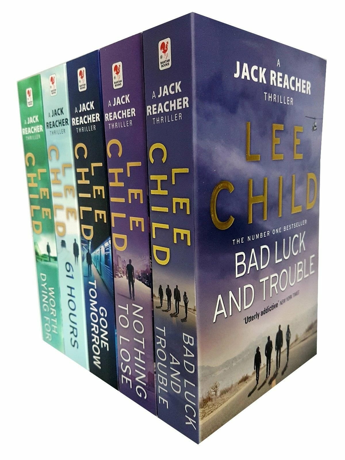Jack Reacher Series Lee Child (11-15) 5 Books Collection Set NEW Bad Luck