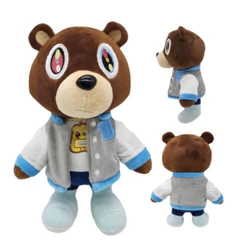 Oso de graduación Kanye West Ye - Paquete de oso de peluche y bandera Donda - Imagen 3 de 8