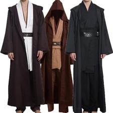 Star Wars Jedi Sith Anakin Skywalker Obi Kenobi Wa Cosplay Costume Cloak Robe